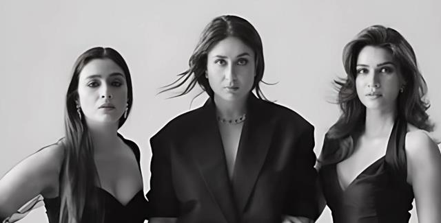 Kareena Kapoor spills the beans on Crew shoot with black-and-white BTS picture 