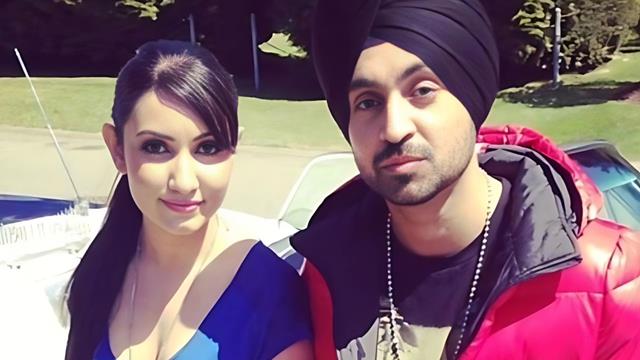 Diljit Dosanjh and his wife