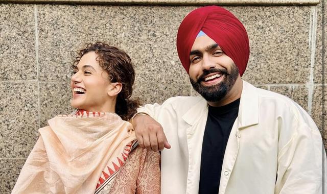 Ammy Virk & Taapsee Pannu are rumored to be romancing each other in the upcoming film 'Khel Khel Mein’