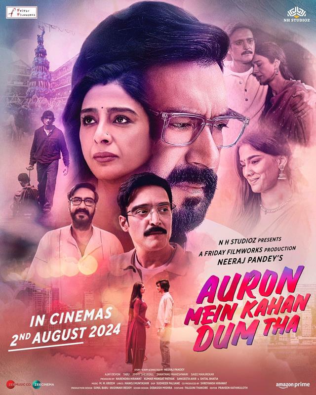 Auron Mein Kahan Dum Tha starring Ajay Devgn Tabu to now release on 2nd August 2024