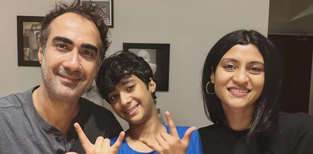 Ranvir Shorey and Konkona