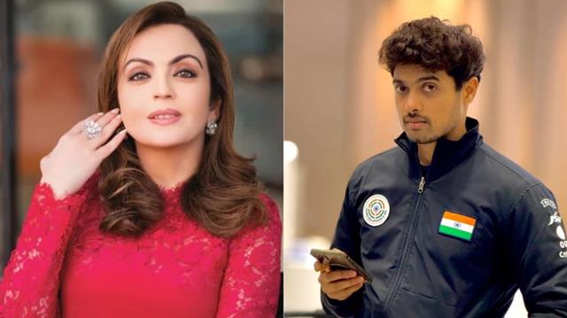 Nita Ambani congratulates Swapnil Kusale