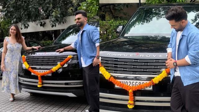 Rahul Vaidya buys a new swanky car