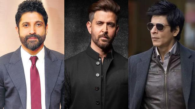 Farhan Akhtar, Hrithik and Shah Rukh Khan