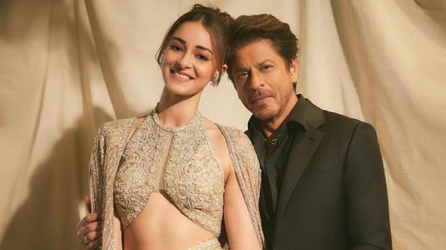 Ananya Panday and Shah Rukh Khan