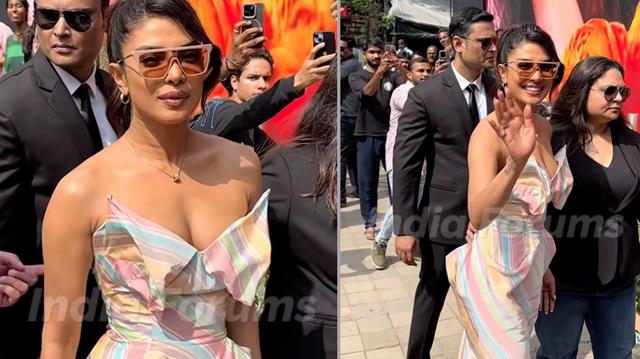 Global Icon Priyanka Chopra Dazzles in Pastel Look at Mumbai Event