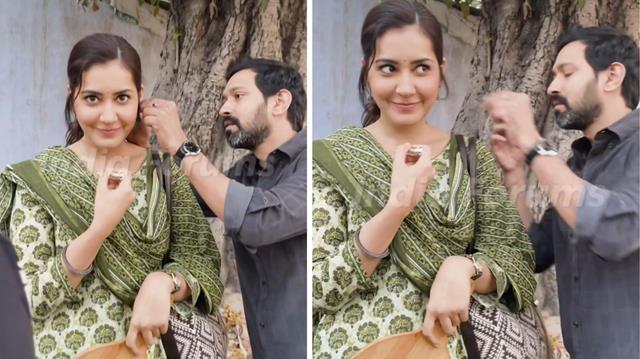 Raashii Khanna and Vikrant Massey Share a Heartwarming Moment Bts of The Sabarmati Report