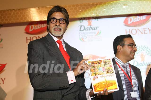 Amitabh Bachchan promotes ''Dabur'' at JW Marriott in Mumbai