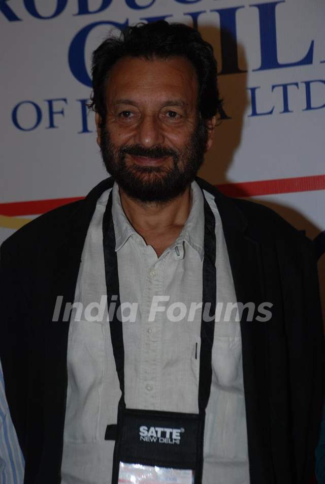 Shekhar Kapur at Cinema scapes conference at Leela, Andheri, Mumbai on Wednesday