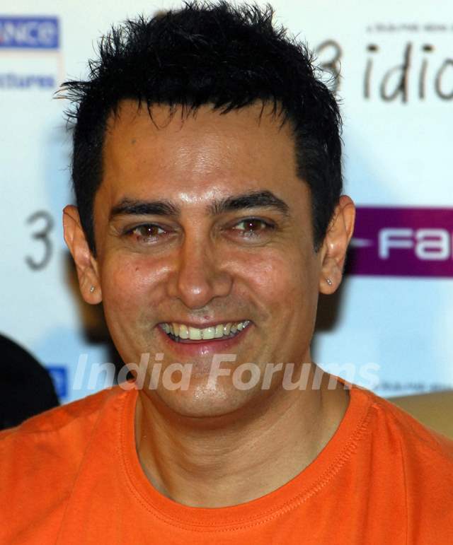Aamir Khan with his
