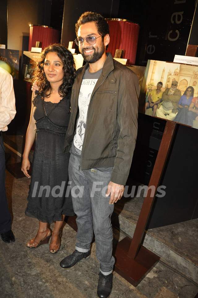 Abhay Deol and Tannishtha Chatterjee at Road Movie Photo Exhibition at Phoenix Mill