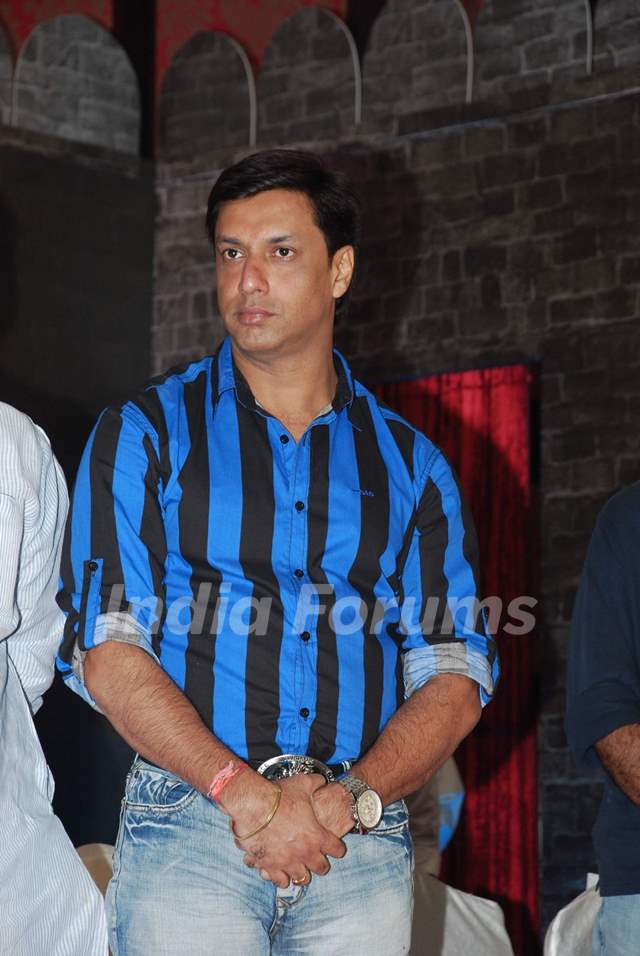 Filmmaker Madhur Bhandarkar at the DVD launch of Raja Shivchatrapati