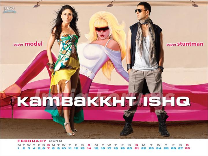 Akshay Kumar and Kareena Kapoor in Kambakth Ishq