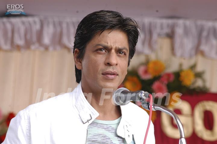 Shahrukh Khan ready for his speach