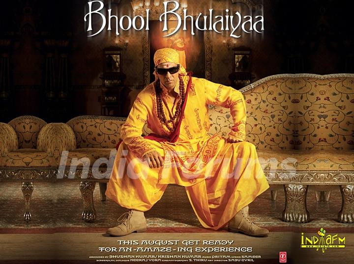 Poster of Bhool Bhulaiyaa with Akshay kumar