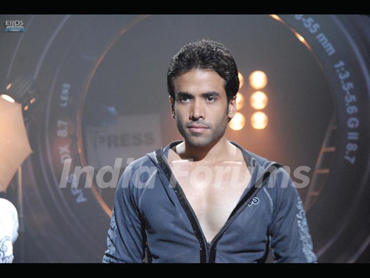 Tusshar Kapoor looking serious