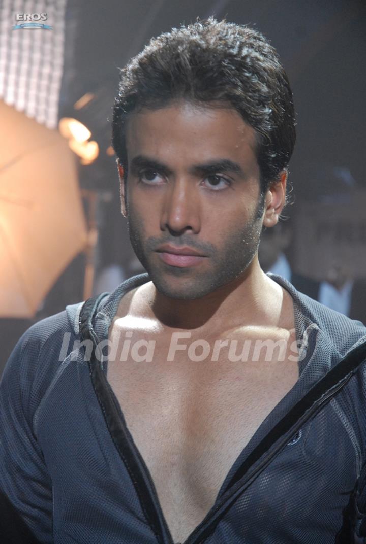 Tusshar Kapoor looking angry