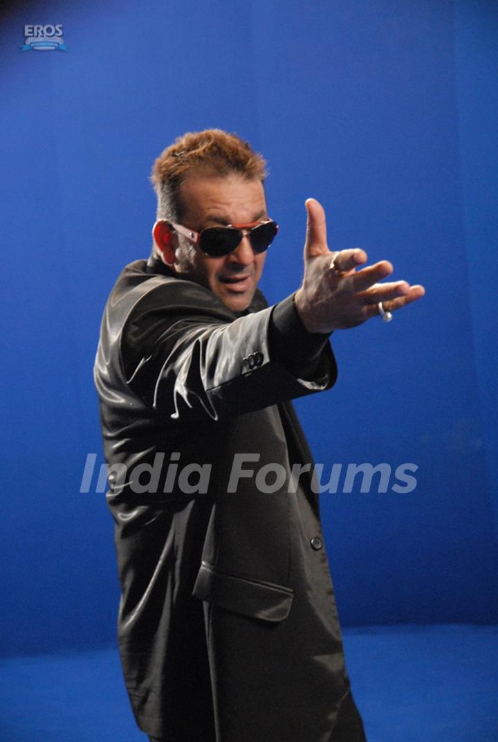 Sanjay Dutt making a pose for photoshoot