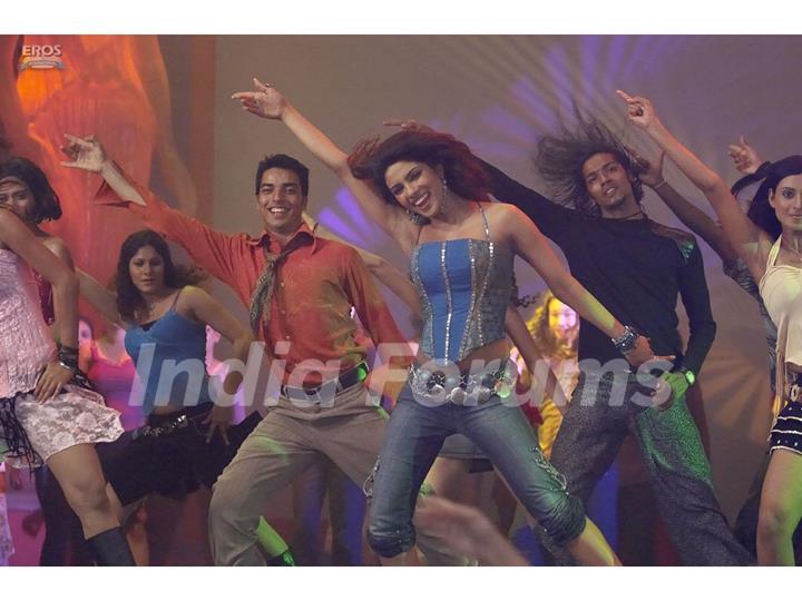 Priyanka Chopra on a dance floor