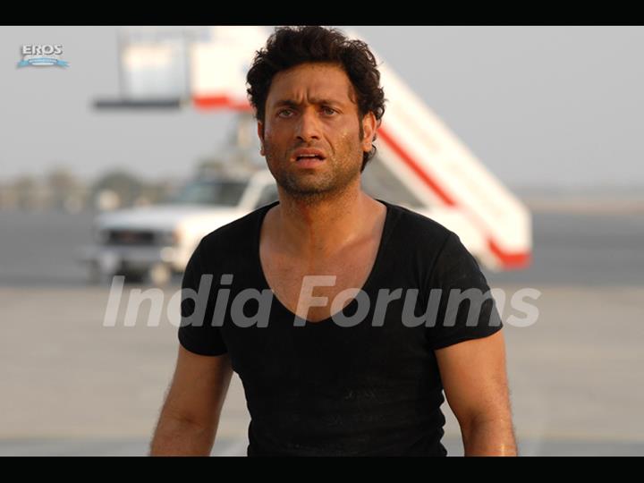 Shiney Ahuja looking upset