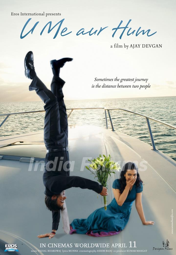 Poster of U, Me Aur Hum with Ajay and Kajol