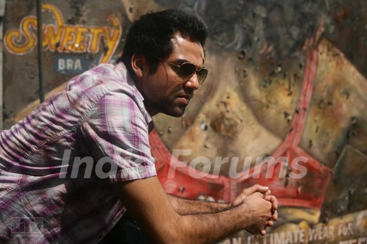 Abhay Deol thinking about something Dev D