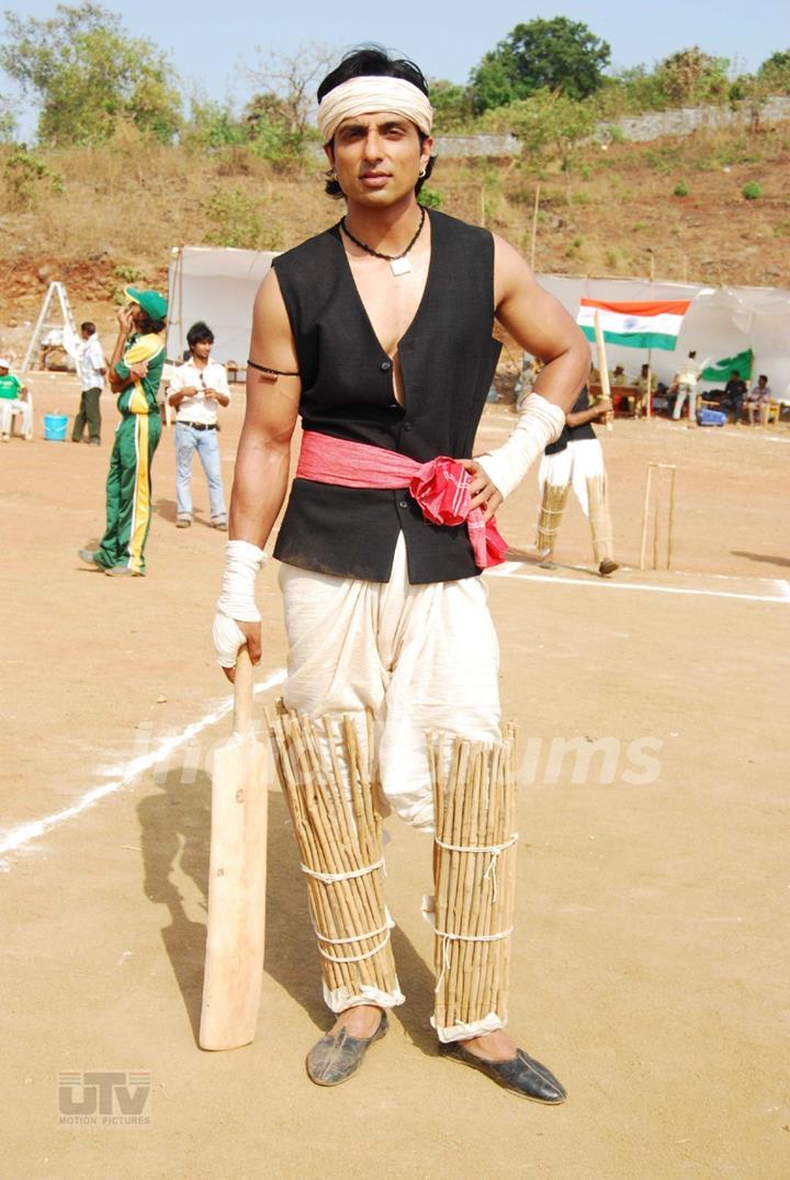 Sonu Sood wearing a village dress