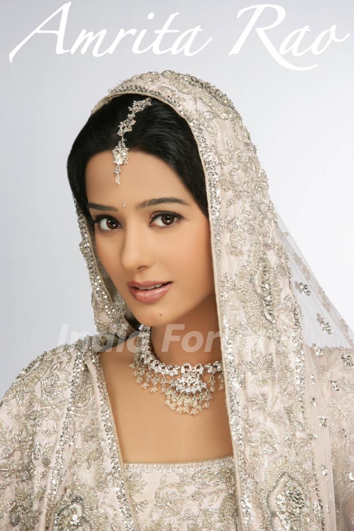 Amrita Rao in Bridal Wear