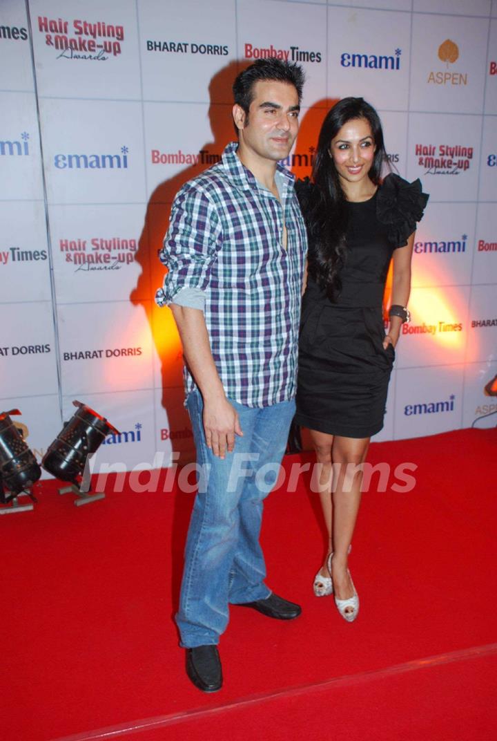 Malaika Arora & Arbaaz Khan At Bharat N Dorris Awards at JW Marriott