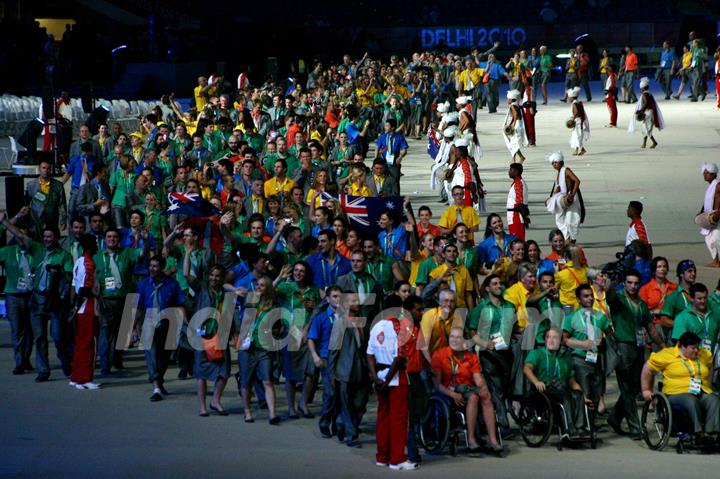 The opening of 19th Commonwealth Games 2010, in New Delhi on Sunday
