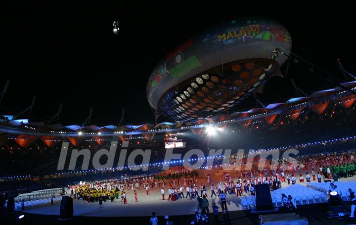 The opening of 19th Commonwealth Games 2010, in New Delhi on Sunday