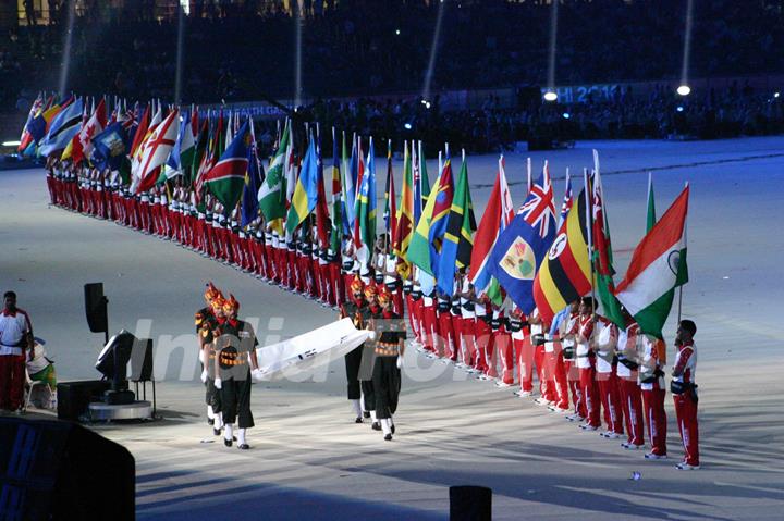 The opening of 19th Commonwelth Games 2010, in New Delhi on Sunday