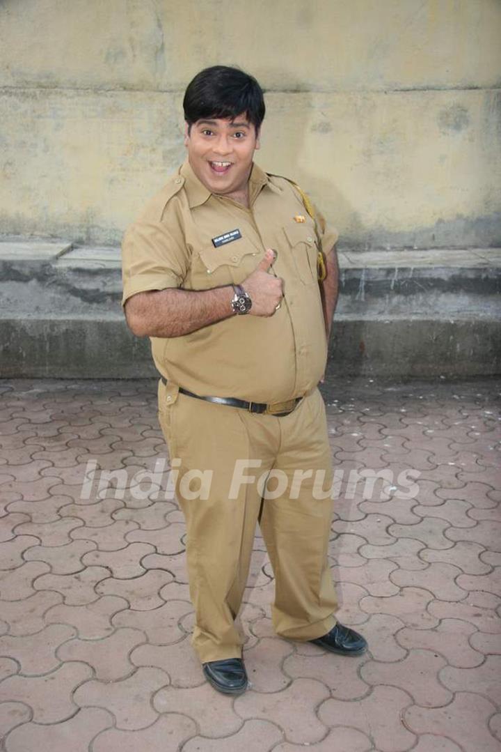 Cast in the sets of Sab Tv serial F.I.R at Goregaon