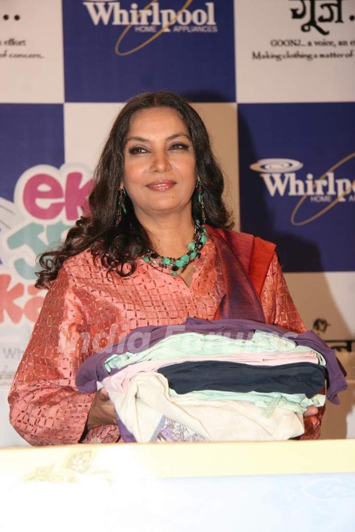 Shabana Azmi at Ek Jodi Kapada press meet at Novotel