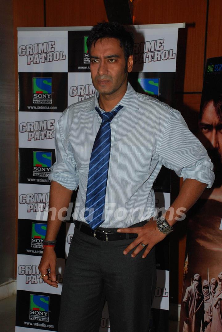 Ajay Devgan host Sony's Crime Patrol