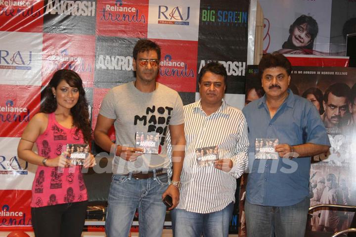 Ajay Devgan at &quot;Aakrosh&quot; music launch at Relaince Trends at Bandra