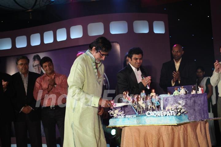 Mr.Amitabh Bachchan's birthday bash on behalf of Sony Entertainment Television