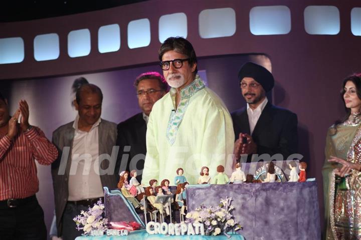 Mr.Amitabh Bachchan's birthday bash on behalf of Sony Entertainment Television