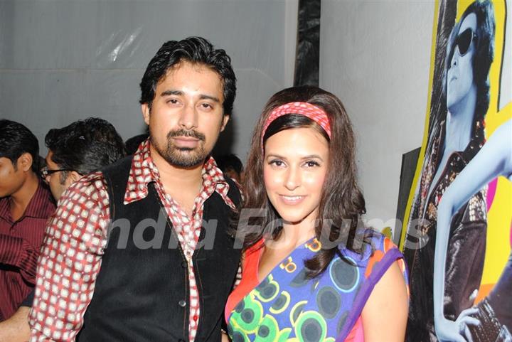 Neha Dhupia & Rannvijay at Navratri Dandiya 2010 in Borivali