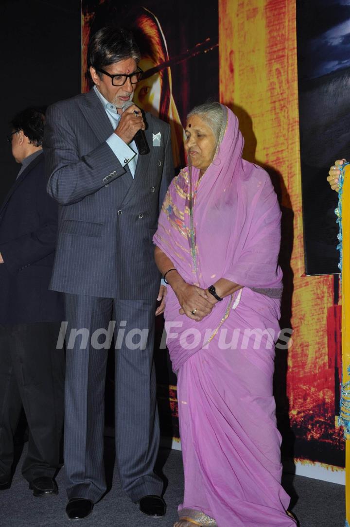 Amitabh Bachchan launches the music of I am Sindhutai Sapkal at Novotel