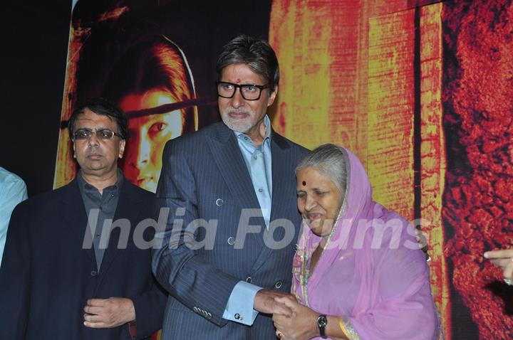 Amitabh Bachchan launches the music of I am Sindhutai Sapkal at Novotel