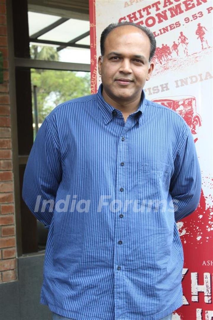 Ashutosh Gowarikar at First Look Launch of film 'Khelein Hum Jee Jaan Sey' at Goregaon, Mumbai