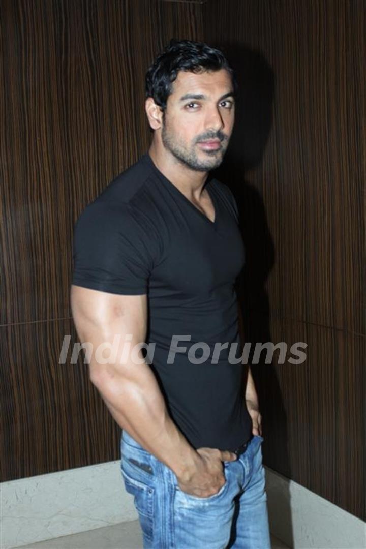 John Abraham spotted at Novotel Hotel