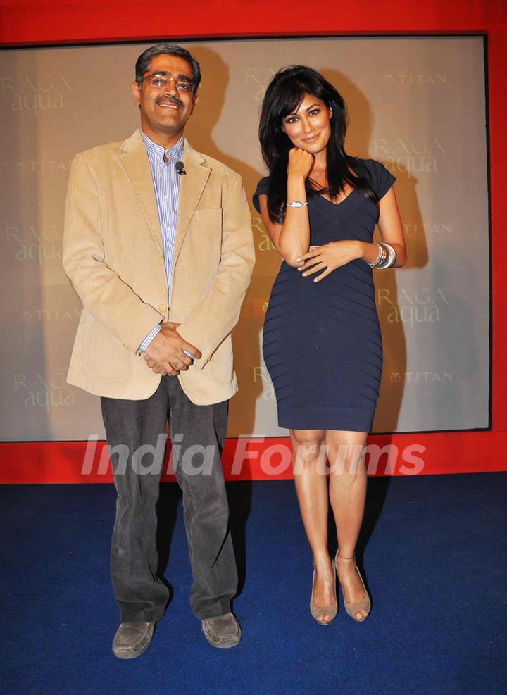 Chitrangada Singh at the launch of Titan's 'Raga Aqua' watch collection at Tote, Mumbai