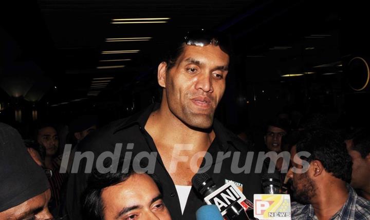 Khali arrived in India for Bigg Boss 4