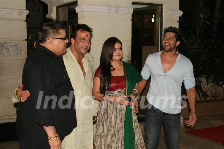 Sanjay Dutt with Aftab Shivdasani