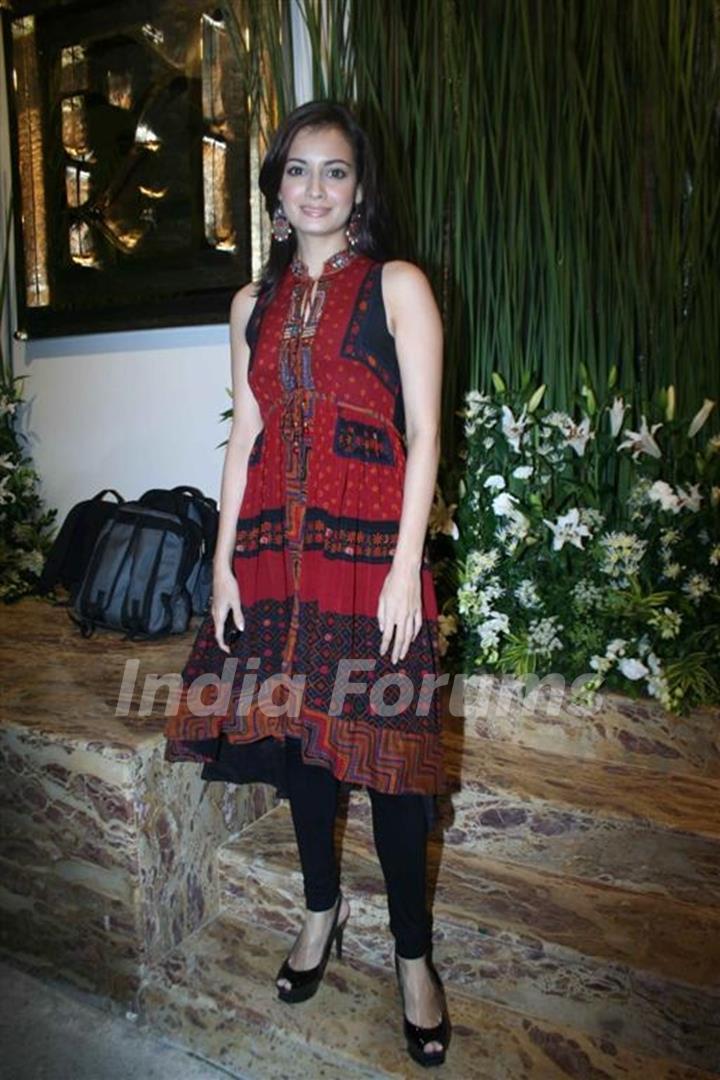 Dia Mirza at Launch of Farah Khan Ali’s Jewelry Store at Bandra, Mumbai