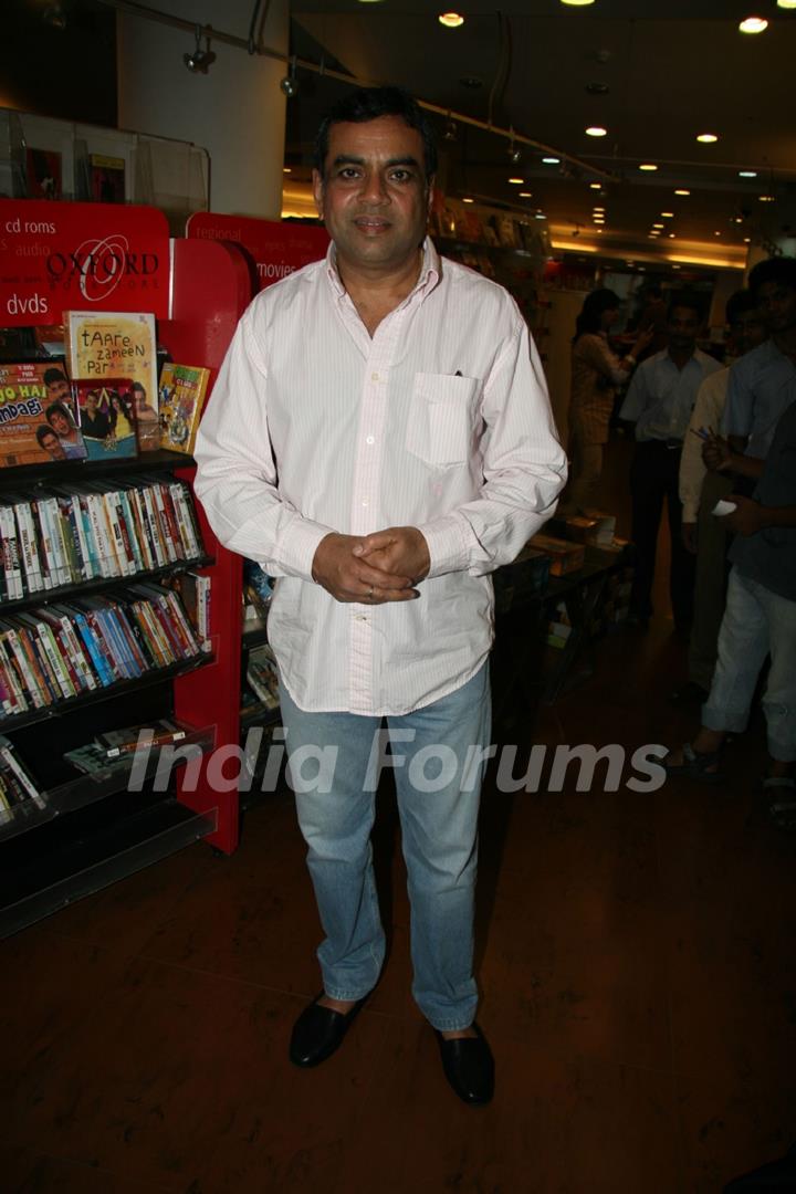 Paresh Rawal at Swaroop Rawal's book launch at  Oxford Bookstore at Mumbai