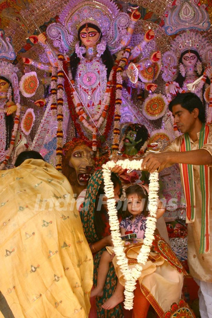 &quot;Kanya Puja&quot; during the &quot;Durga Puja&quot; celebrations in New Delhi