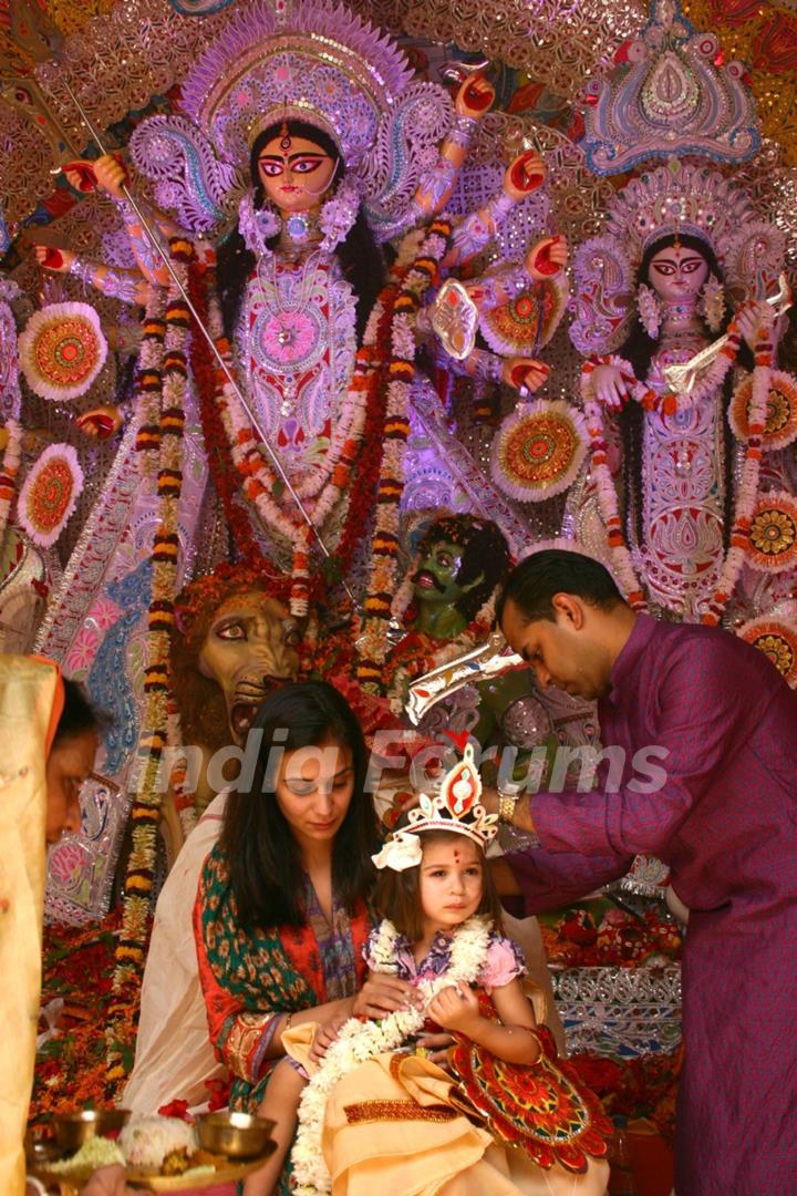 &quot;Kanya Puja&quot; during the &quot;Durga Puja&quot; celebrations in New Delhi